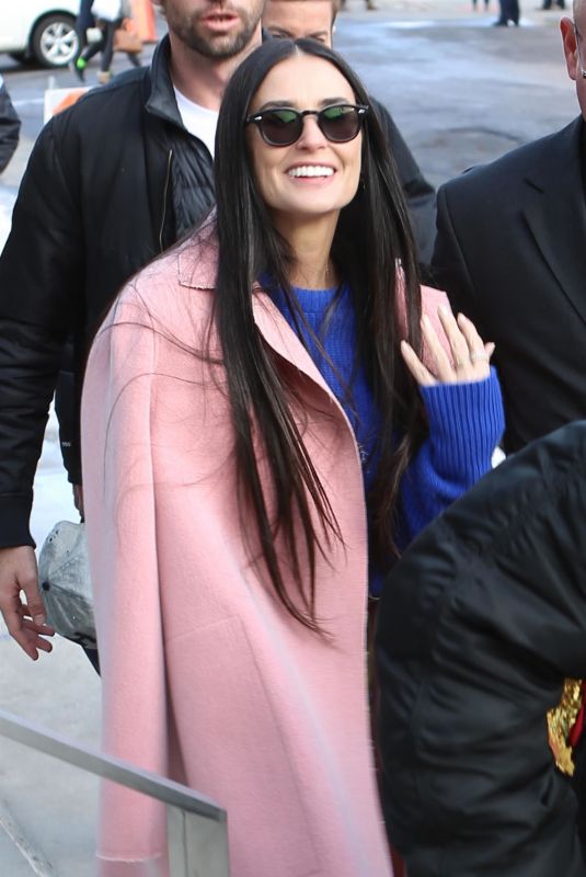 DEMI MOORE Out at Ssundance Film Festival in Park City 01/28/2019