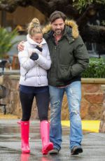 DENISE RICHARDS and Aaron Phypers Out in Malibu 01/14/2019