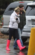DENISE RICHARDS and Aaron Phypers Out in Malibu 01/14/2019