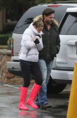 DENISE RICHARDS and Aaron Phypers Out in Malibu 01/14/2019