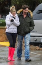DENISE RICHARDS and Aaron Phypers Out in Malibu 01/14/2019