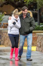 DENISE RICHARDS and Aaron Phypers Out in Malibu 01/14/2019