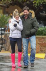 DENISE RICHARDS and Aaron Phypers Out in Malibu 01/14/2019