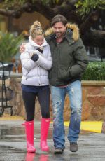 DENISE RICHARDS and Aaron Phypers Out in Malibu 01/14/2019