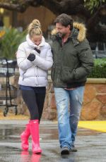 DENISE RICHARDS and Aaron Phypers Out in Malibu 01/14/2019