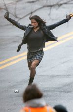 DIANE GUERRERO on the Set of Doom Patrol in Atlanta 01/10/2019