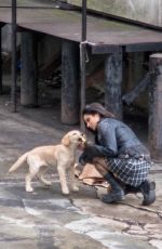 DIANE GUERRERO on the Set of Doom Patrol in Atlanta 01/10/2019