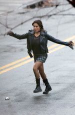 DIANE GUERRERO on the Set of Doom Patrol in Atlanta 01/10/2019