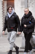 DIANE KRUGER and Norman Reedus Out in New York 01/16/2019