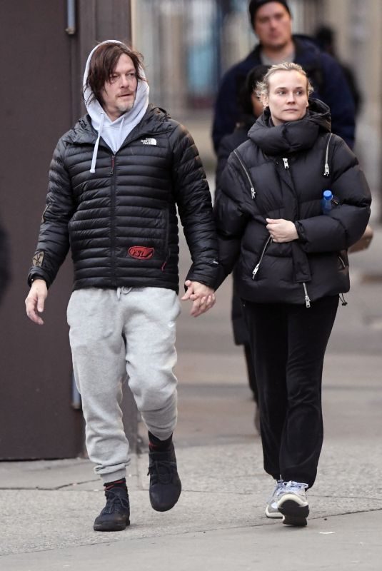 DIANE KRUGER and Norman Reedus Out in New York 01/16/2019