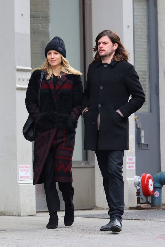 DIANNA AGRON and Winston Marshall Out in New York 01/09/2019