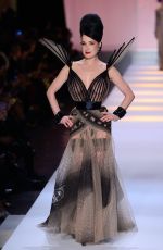DITA VON TEESE at Jean-paul Gaultier Runway Show at Paris Fashion Week 01/23/2019