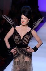 DITA VON TEESE at Jean-paul Gaultier Runway Show at Paris Fashion Week 01/23/2019