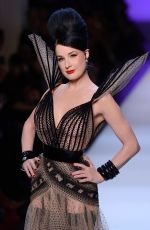DITA VON TEESE at Jean-paul Gaultier Runway Show at Paris Fashion Week 01/23/2019