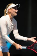 DONNA VEKIC at 2019 Australian Open Practice Session at Melbourne Park 01/13/2019