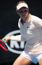 DONNA VEKIC at 2019 Australian Open Practice Session at Melbourne Park 01/13/2019