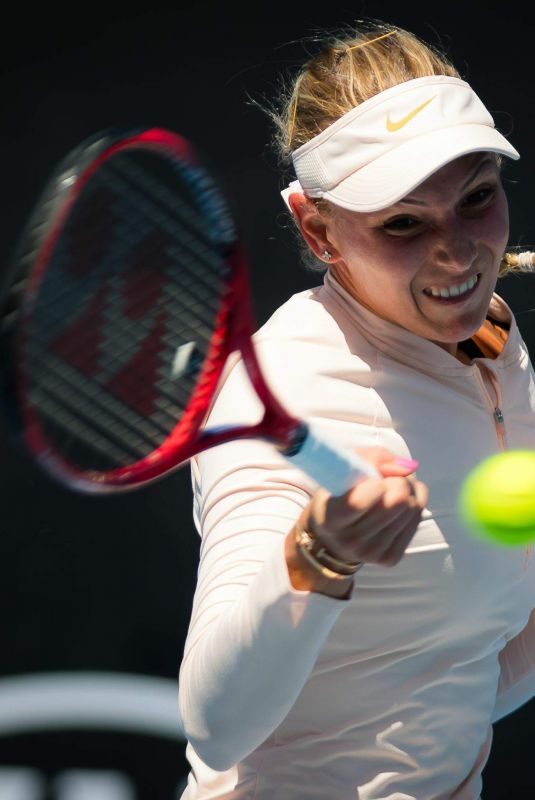 DONNA VEKIC at 2019 Australian Open Practice Session at Melbourne Park 01/13/2019