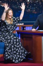 DREW BARRYMORE at Late Show with Stephen Colbert 01/22/2019