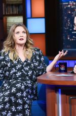 DREW BARRYMORE at Late Show with Stephen Colbert 01/22/2019