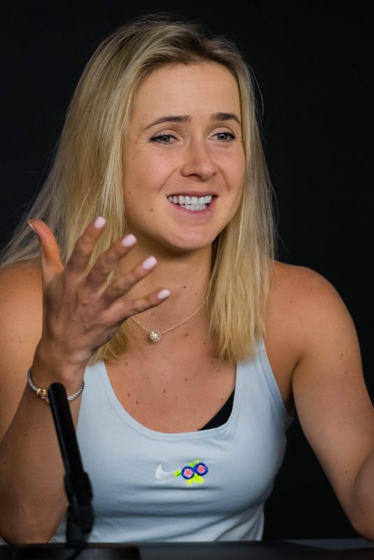 ELINA SVITOLINA at 2019 Australian Media Day in Melbourne 01/12/2019