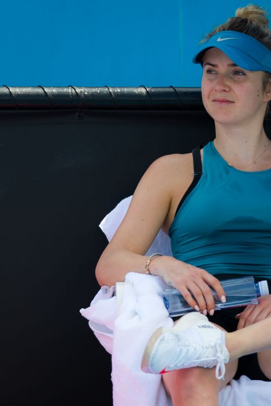 ELINA SVITOLINA at 2019 Australian Open Practice in Melbourne 01/20/2019