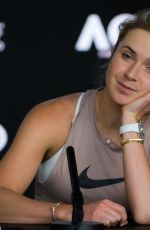 ELINA SVITOLINA at 2019 Australian Open Press Conference in Melbourne 01/19/2019