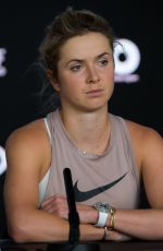 ELINA SVITOLINA at 2019 Australian Open Press Conference in Melbourne 01/19/2019