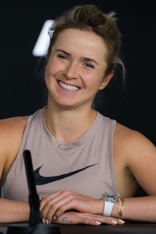 ELINA SVITOLINA at 2019 Australian Open Press Conference in Melbourne 01/19/2019