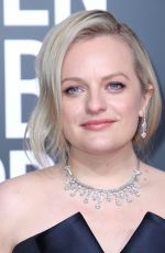 ELISABETH MOSS at 2019 Golden Globe Awards in Beverly Hills 01/06/2019