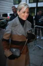 ELIZABETH BANKS Arrives at BBC Radio in London 01/30/2019