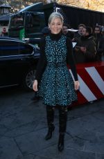 ELIZABETH BANKS Arrives at BBC Radio in London 01/30/2019