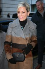 ELIZABETH BANKS Arrives at BBC Radio in London 01/30/2019