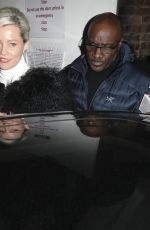 ELIZABETH BANKS Leaves Soho House in London 01/30/2019