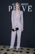 ELIZABETH DEBICKI at Armani Fashion Show at Paris Fashion Week 01/22/2019