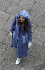 ELIZABETH GILLIES on the Set of Dynasty in Paris 01/07/2019