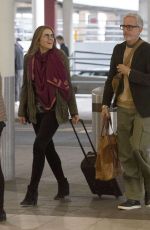 ELIZABETH HURLEY Arrives at Heathrow Airport in London 01/11/2019