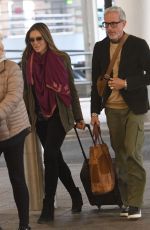 ELIZABETH HURLEY Arrives at Heathrow Airport in London 01/11/2019