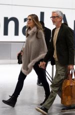 ELIZABETH HURLEY at Heathrow Airport in London 01/05/2019