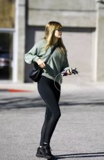 ELIZABETH OLSEN Leaves a Gym in Los Angeles 01/23/2019