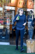 ELIZABETH OLSEN Out for Coffee in Los Angeles 01/03/2019