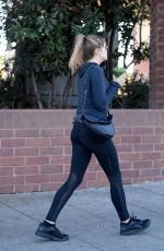 ELIZABETH OLSEN Out for Coffee in Los Angeles 01/03/2019
