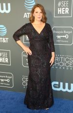 ELIZABETH PERKINS at 2019 Critics’ Choice Awards in Santa Monica 01/13/2019