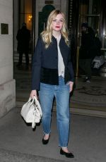 ELLE FANNING Night Out in Paris 01/21/2019