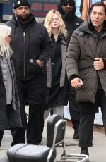 ELLE FANNING on the Set of Molly in Brooklyn 01/16/2019
