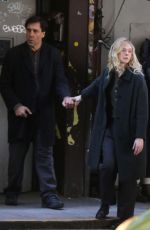 ELLE FANNING on the Set of Sally Potter