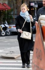 ELLE FANNING Out and About in New York 01/09/2019