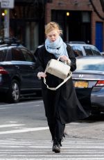 ELLE FANNING Out and About in New York 01/09/2019