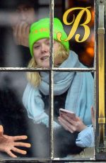 ELLE FANNING Out in New York 01/10/2019