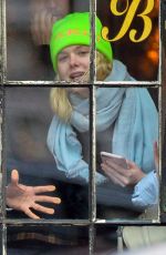 ELLE FANNING Out in New York 01/10/2019