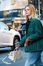 ELLE FANNING Out in New York 01/13/2019
